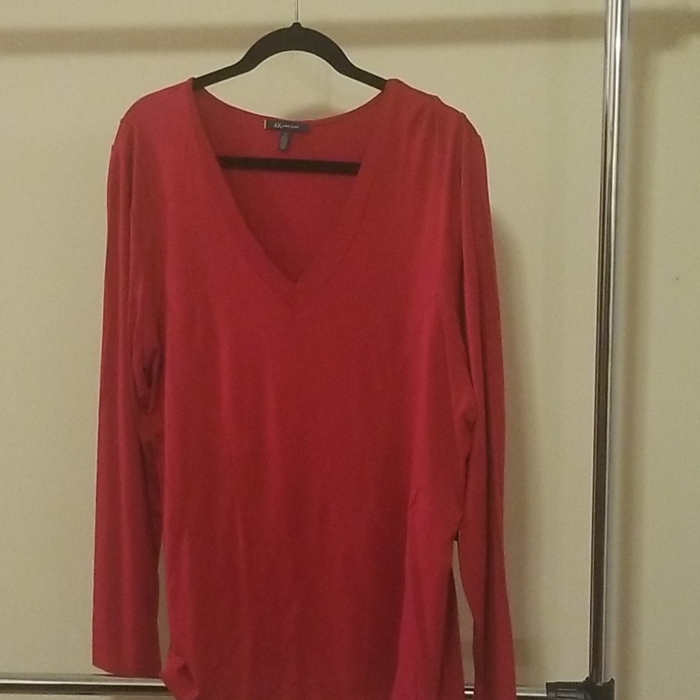 Red long sleeve shirt